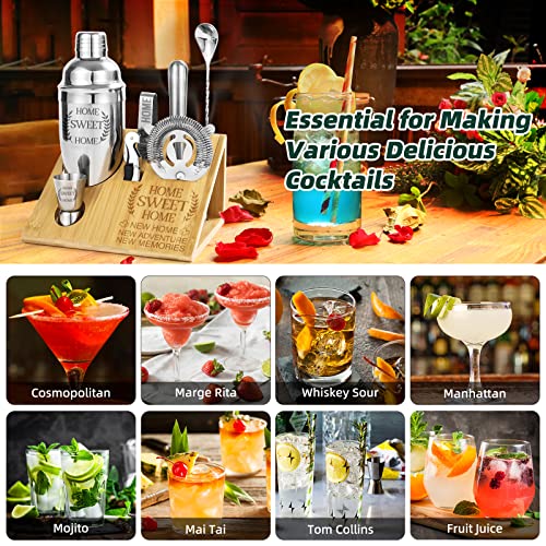 Bartender Kit with Stand - Perfect Housewarming Gift Set