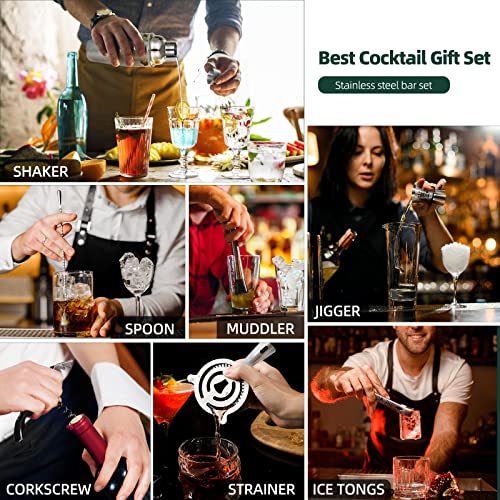 Bartender Kit with Stand - Perfect Housewarming Gift Set