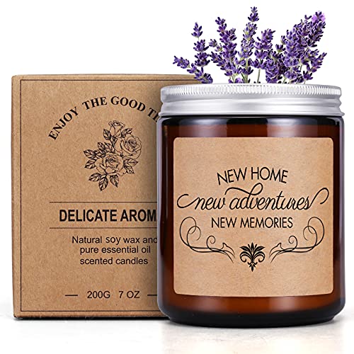 Lavender Scented Candle: Unique Housewarming Gift for Homeowners