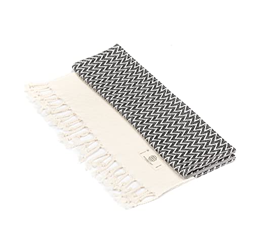 Madamelique Exclusive Cotton Hand Towels Set - Black