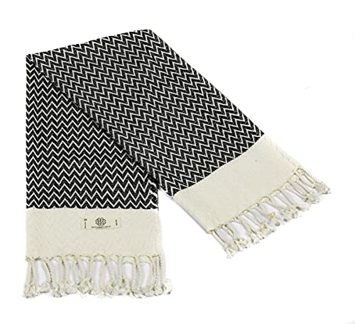 Madamelique Exclusive Cotton Hand Towels Set - Black