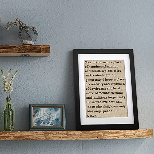 New Home Burlap Print: House Warming Gift Ideas