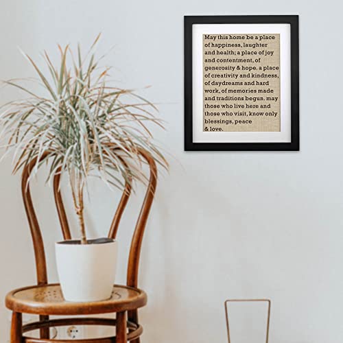 New Home Burlap Print: House Warming Gift Ideas