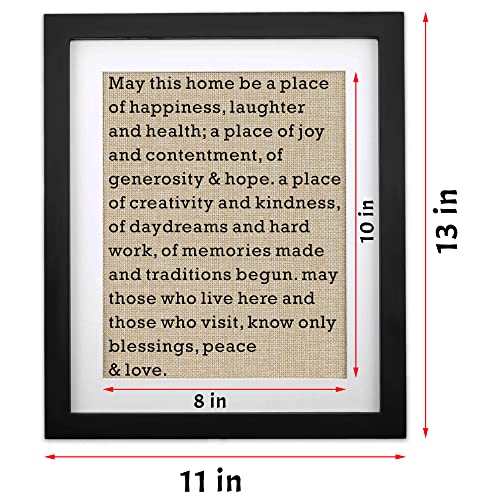 New Home Burlap Print: House Warming Gift Ideas