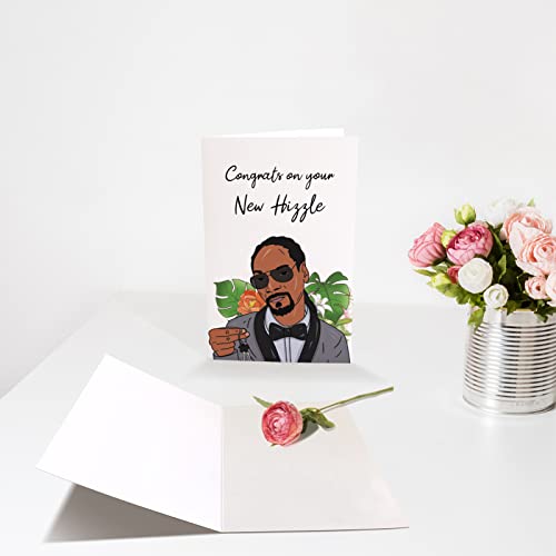 Chenive Humorous New Housewarming Greeting Card Congrats