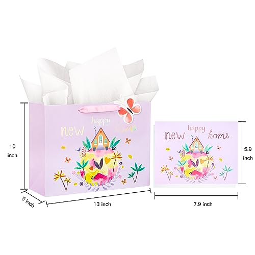 Large New Home Gift Bag Set with Card