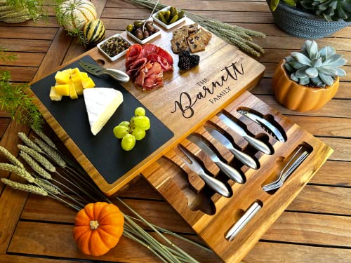 Custom Real Estate Charcuterie Board Set- Perfect Closing Gift