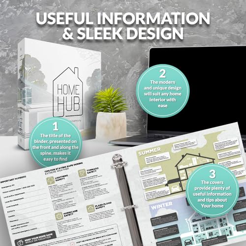 Property Organizer Binder: Household Planner for Homeowners Gifts