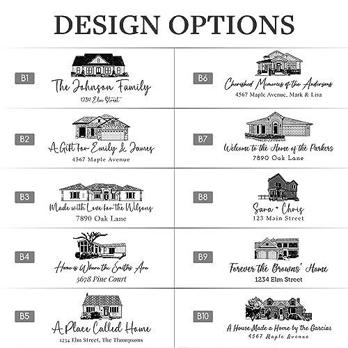 Personalized Engraved Cutting Board with Custom Home Drawing
