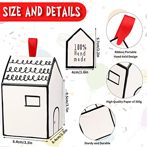 House Shaped Gift Boxes - Set of 20