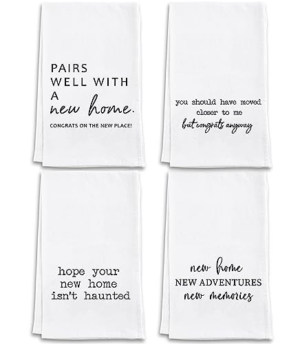 Shinlar Funny Kitchen Towels Set - New Home Gift