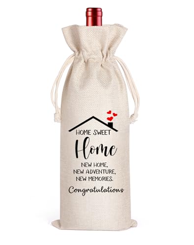 Sweet Home Wine Bag Housewarming Gift Set