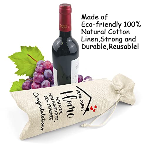 Sweet Home Wine Bag Housewarming Gift Set
