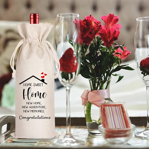 Sweet Home Wine Bag Housewarming Gift Set
