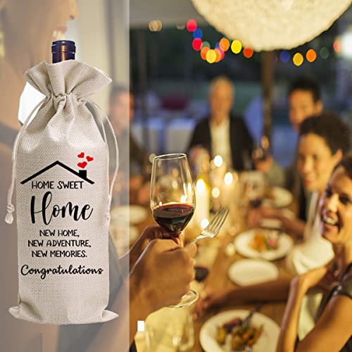 Sweet Home Wine Bag Housewarming Gift Set