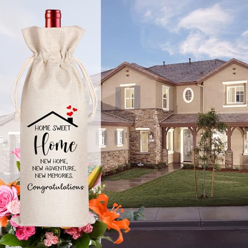 Sweet Home Wine Bag Housewarming Gift Set