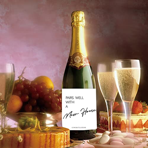 New Home Wine Labels Gift Set - Welcome Decor