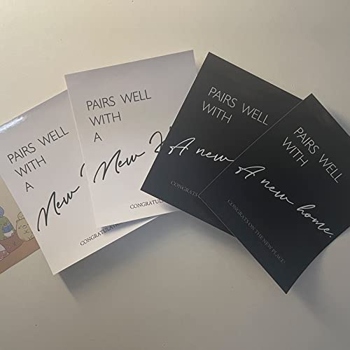 New Home Wine Labels Gift Set - Welcome Decor