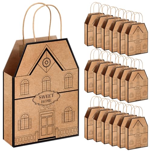 House Shaped Gift Bags for Real Estate Agents