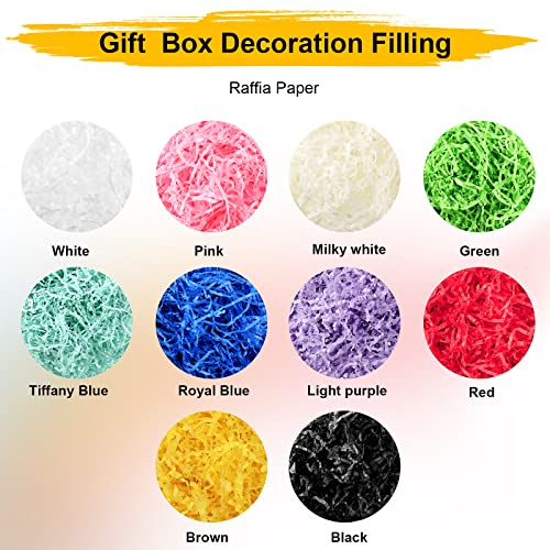 10 Pack Crinkle Cut Paper Shred Filler - Real Estate Gifts