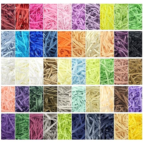 50 Pack Crinkle Paper Filler in 50 Colors
