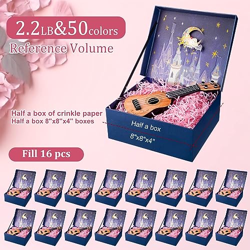 50 Pack Crinkle Paper Filler in 50 Colors