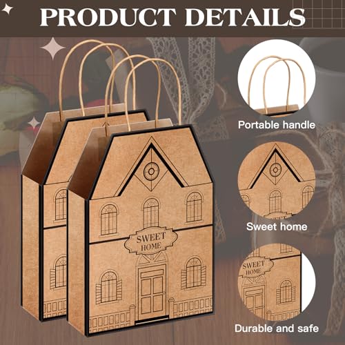 House Shaped Gift Bags for Real Estate Agents