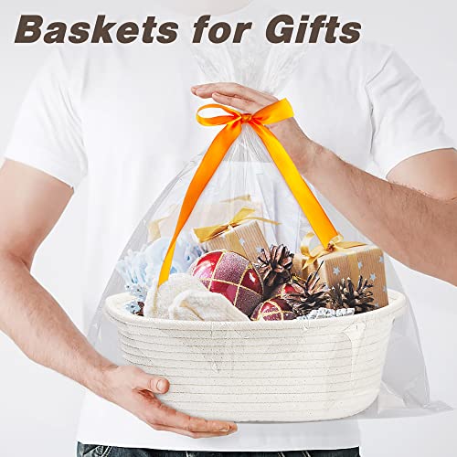 Father's Day Gift Basket with Ribbons & Handles