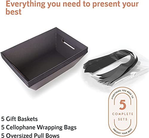 Black Gift Basket Set- Perfect Real Estate Gifts