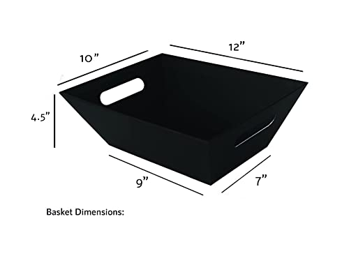 Black Gift Basket Set- Perfect Real Estate Gifts