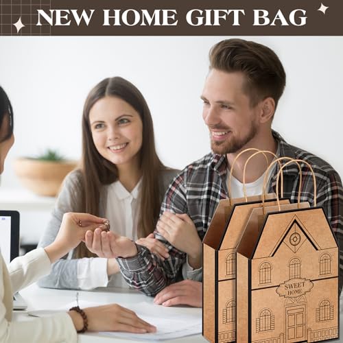 House Shaped Gift Bags for Real Estate Agents