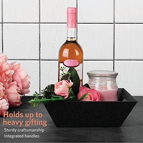 Black Gift Basket Set- Perfect Real Estate Gifts