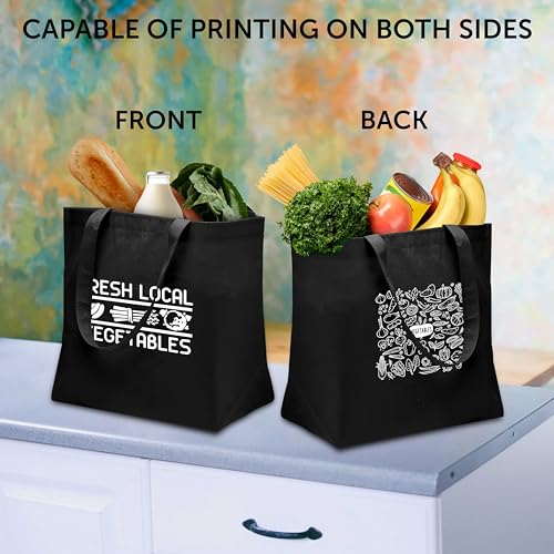 50 Custom Southern Style Grocery Tote Bags Pack