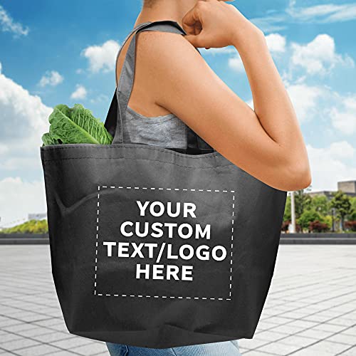 50 Custom Southern Style Grocery Tote Bags Pack