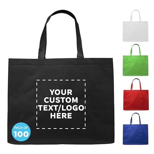 Personalized Bulk Pack Jumbo Tote Bags for Real Estate