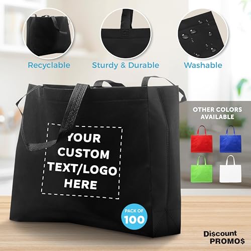 Personalized Bulk Pack Jumbo Tote Bags for Real Estate