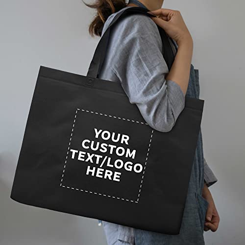 Personalized Bulk Pack Jumbo Tote Bags for Real Estate