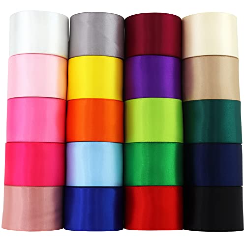 YERELO Double Face Satin Ribbon Assortment