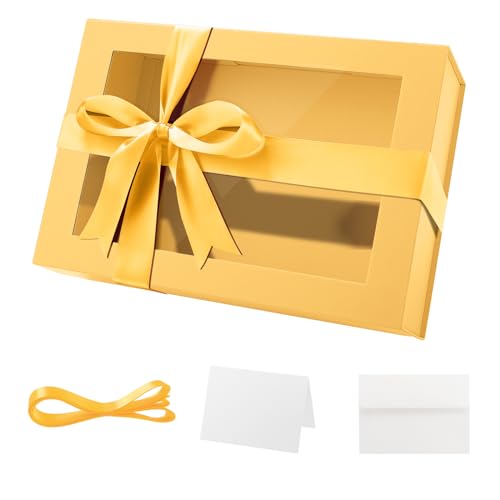 Large Yellow Real Estate Gift Box with Window
