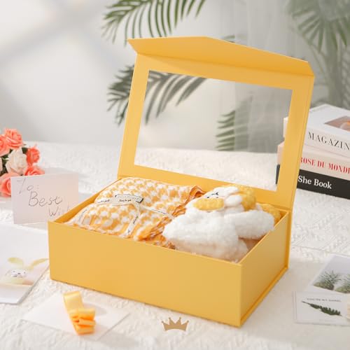Large Yellow Real Estate Gift Box with Window