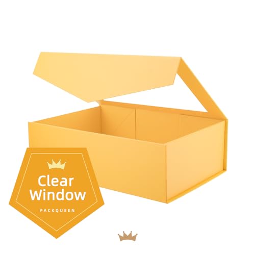Large Yellow Real Estate Gift Box with Window