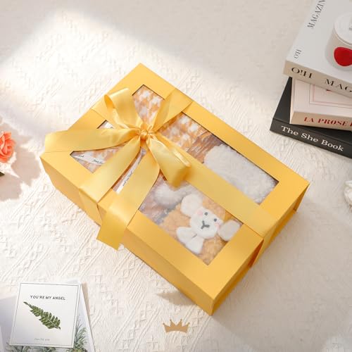 Large Yellow Real Estate Gift Box with Window