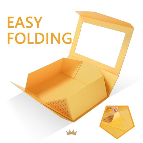 Large Yellow Real Estate Gift Box with Window