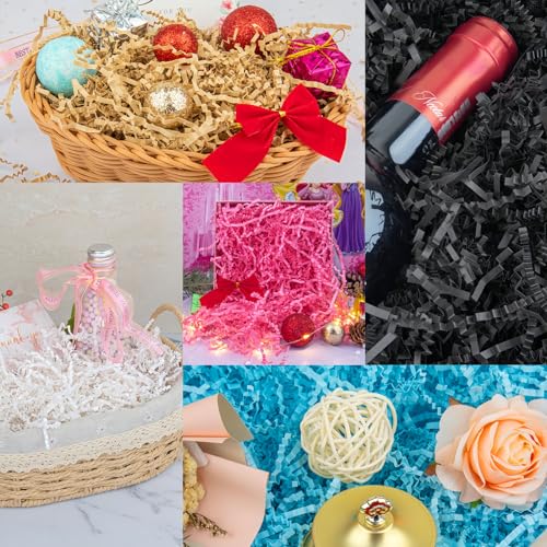 Black Paper Shred for Real Estate Gift Baskets