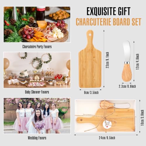 12-Piece Cheese Knives Set with Bamboo Cutting Board