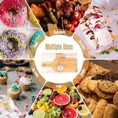 12-Piece Cheese Knives Set with Bamboo Cutting Board