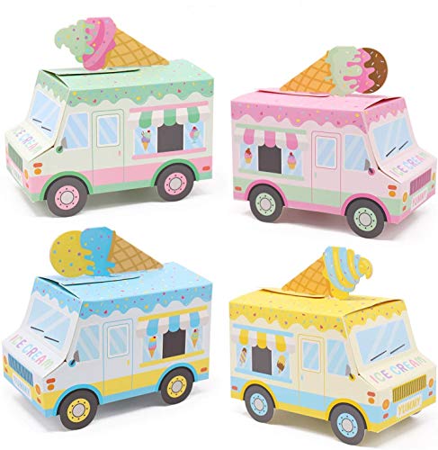 Ice Cream Truck Favor Boxes for Summer Parties