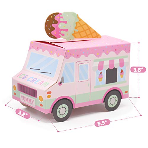 Ice Cream Truck Favor Boxes for Summer Parties