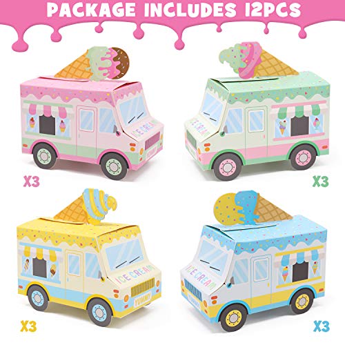 Ice Cream Truck Favor Boxes for Summer Parties