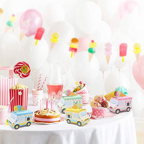 Ice Cream Truck Favor Boxes for Summer Parties